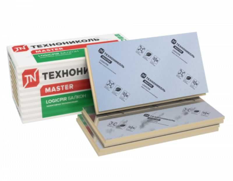 Утеплитель Технониколь LOGICPIR Балкон Ф/Ф L-кромка Г4 30х590х1190
