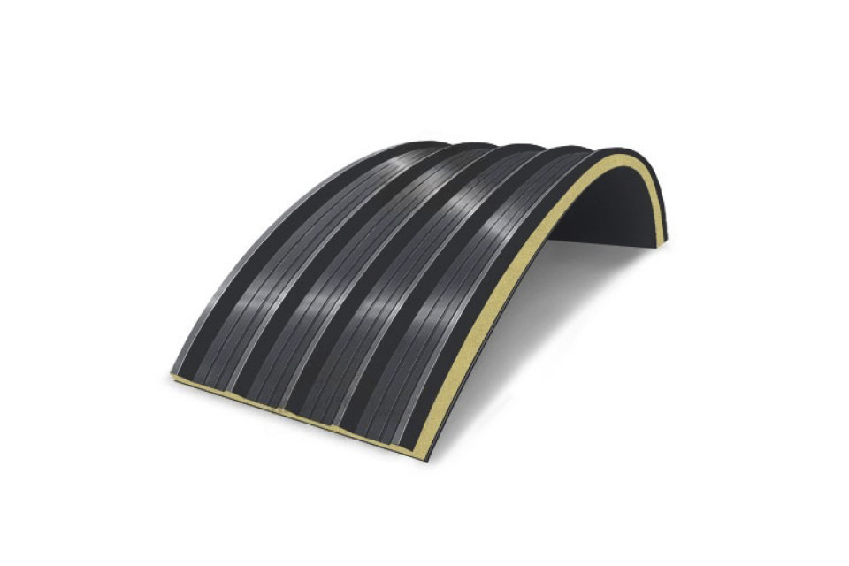 Арочная сэндвич-панель PIR (ПИР), 1200х100 мм, 0.5/0.5, Norman