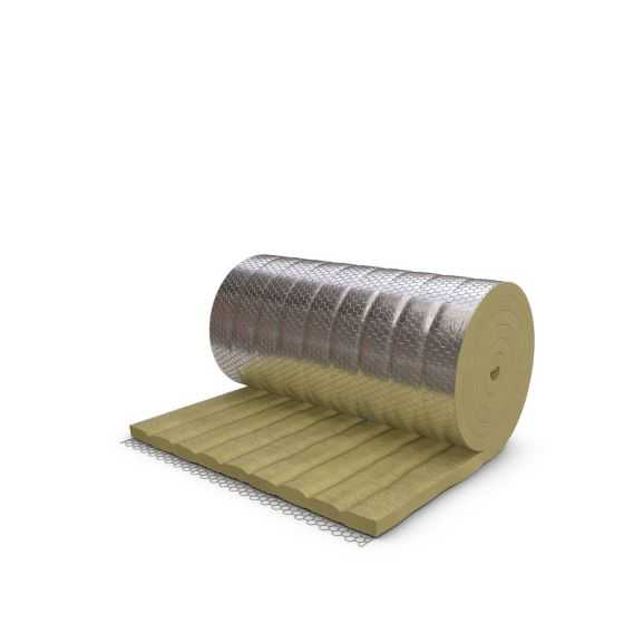 Прошивной мат Paroc Wired Mat 80 AluCoat 120х600х2000
