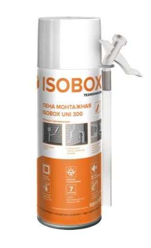 Пена монтажная ISOBOX UNI 300 Бытовая 300 мл